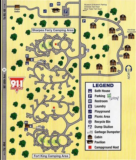 Camping In Florida State Parks Map Printable Maps