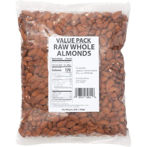 Sprouts Farmers Market Kirkland Signature Whole Almonds Same Day