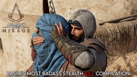 Basims Most Badass Stealth Kill Compilation Assassins Creed Mirage Youtube