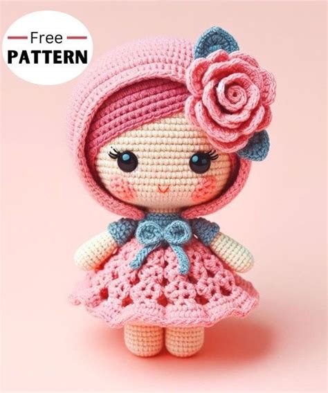 Rosalie Doll Crochet Amigurumi Patterns For Winter Wonderland Playmates