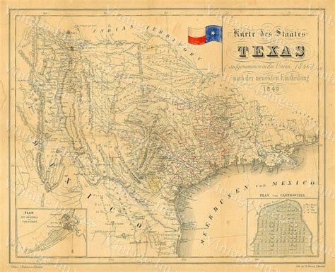 Map Of Texas During 1800s Emilie Nicolette