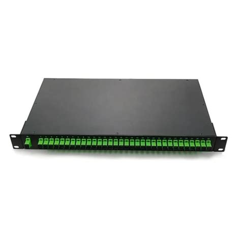 1X32 Sc APC 19 Inch Rack Mount Fiber Optic PLC Splitter Patch Panel