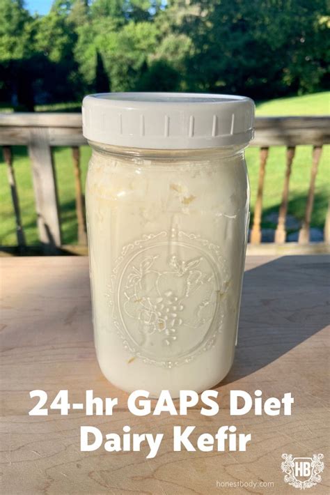 24-hr GAPS Diet Dairy Kefir Recipe