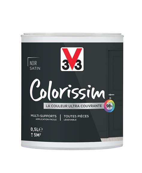 Peinture Colorissim Bleu Noir Satin 0 5L Bricomarché