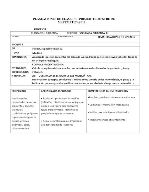 PDF PLANEACIONES DE CLASE DEL PRIMER TRIMESTRE DE Img Mailinblue