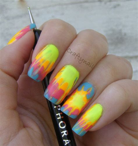 21 Cool And Trendy Neon Nail Art Designs All For Fashion Design