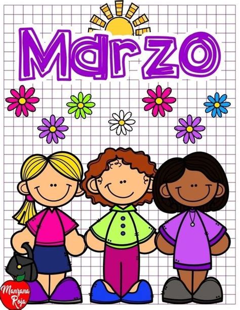 Portadas Escolares De Marzo Arte De Preescolar Dibujos Para