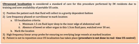 Procedure Paracentesis