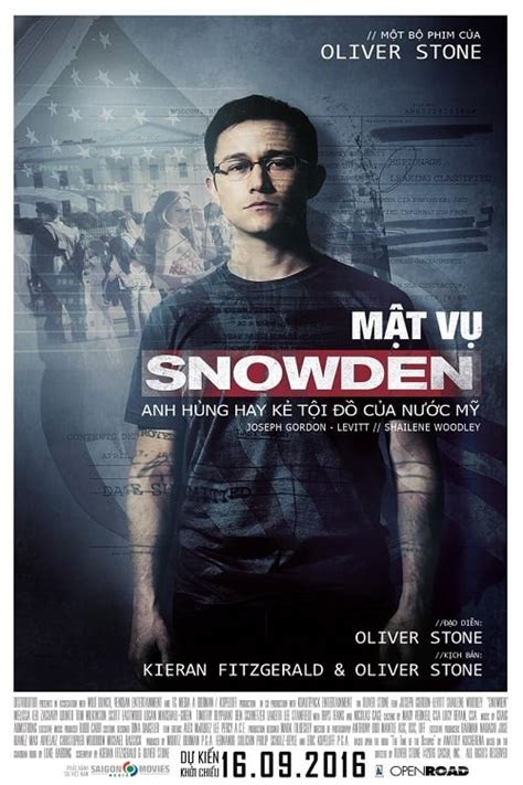 Snowden (2016) - Posters — The Movie Database (TMDb)