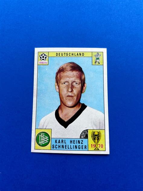 Panini WC Mexico 70 Original Lose Karte Von Schnellinger