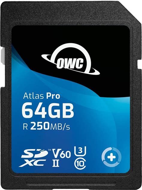 Amazon co jp OWC直営Atlas Pro SDXC UHS II V60 OWCアトラスプロ V60SDXCカード