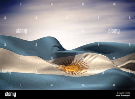 Argentina Flag Waving Stock Photo Alamy