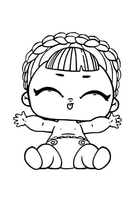 LOL Baby Sonia BB Coloring Page - Free Printable Coloring Pages for Kids