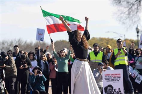 ‘Women! Life! Freedom!’: Protesters create human chain to protest Iran ...