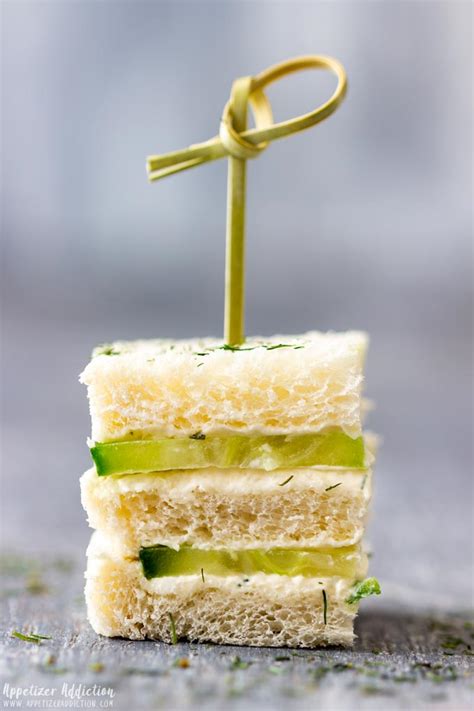 Mini Cucumber Sandwiches Recipe Appetizer Addiction