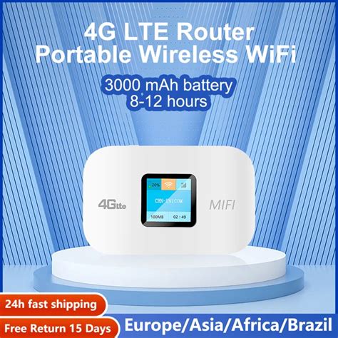 Benton Wifi Router Portable Mini 3G4G Unlocked Lte Mifi Pocket