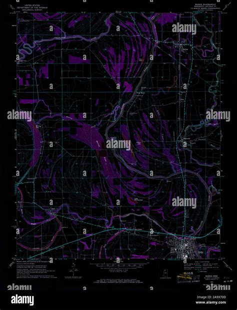 Map of marks mississippi hi-res stock photography and images - Alamy