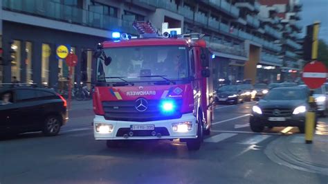 Ziekenwagens En Brandweer Met Spoed Naar Interventies In Gent Youtube