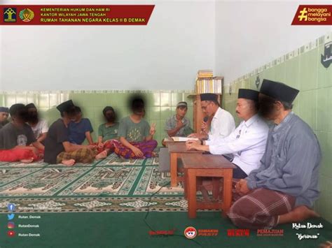 Nilai Nilai Moral Ditekankan Dalam Program Kepribadian Di Rutan Demak