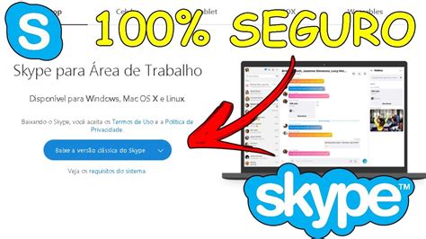 Como Baixar E Instalar O Skype Cl Ssico No Site Oficial