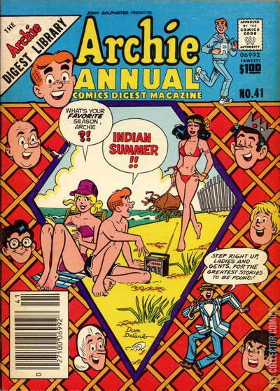 Archie Annual 41 Published January 1982 Key Collecto