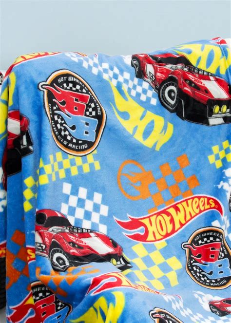 Hot Wheels Flame Fleece Throw Matalan