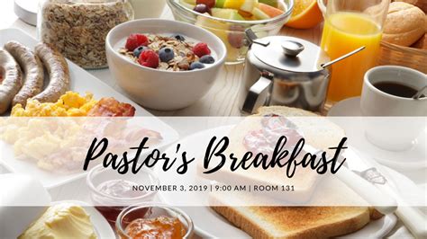 Pastor’s Breakfast Ballardsville Baptist Church