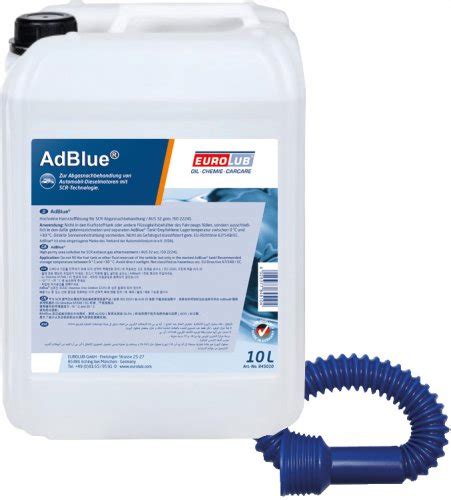 Eurolub AdBlue mit Ausgießer Harnstofflösung Ad Blue 10 Liter pr 660073