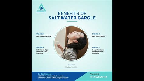 Benefits Of Salt Water Gargle Youtube