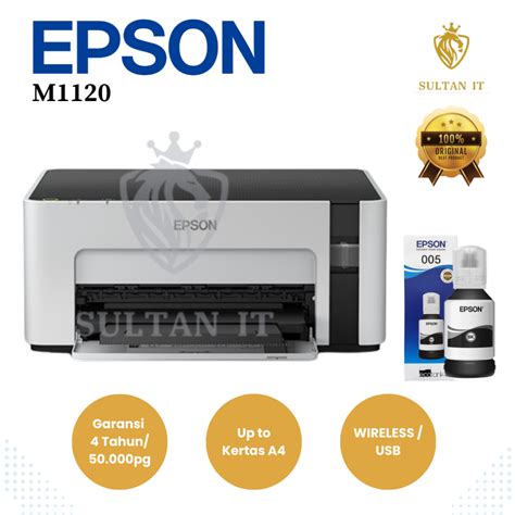 Jual Printer Epson Ecotank Monochrome M Wi Fi Ink Tank Printer