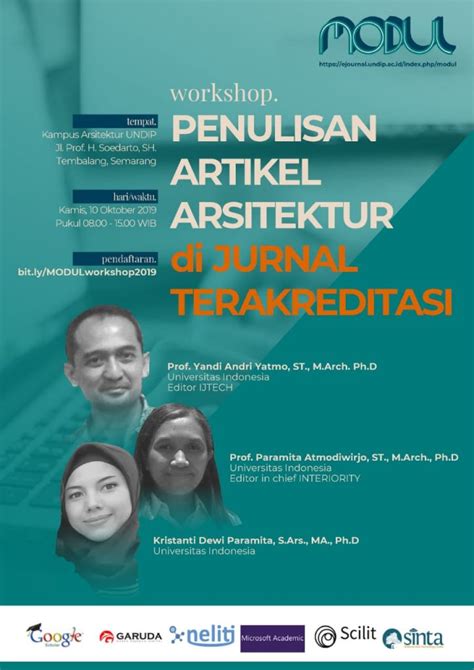 Workshop Penulisan Artikel Arsitektur Pada Jurnal Terakreditasi Modul