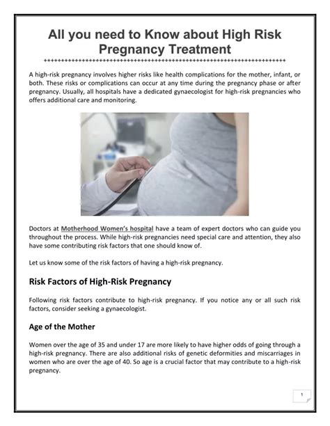 Ppt All You Need To Know About High Risk Pregnancy Treatment Powerpoint Presentation Id 11781973