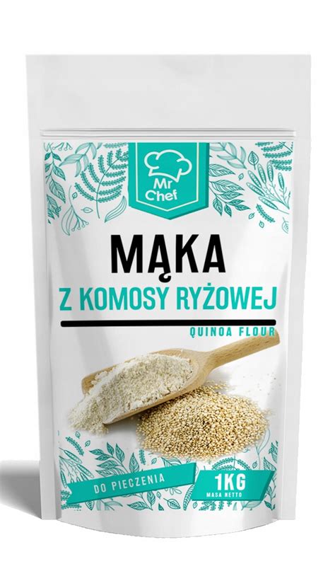 Mąka z KOMOSY RYŻOWEJ KOMOSA 1KG Quinoa do chleba 12894457503 Allegro pl