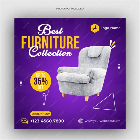 Premium Psd Furniture Sale Social Media Instagram Post Template