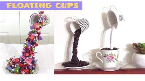 Diy Floating Coffee Cup Floating Tea Cup Home Decor Ideas Arts