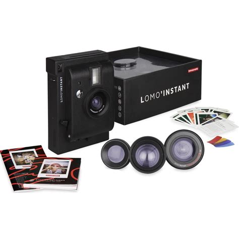 Lomography Lomo'Instant Camera & Lenses Black - Sportique