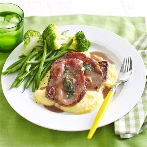 Veal Saltimbocca With Soft Polenta Healthy Recipe Ww Australia