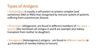 Antigens Lecture Note Immunology Theoretical Pptx Ppt