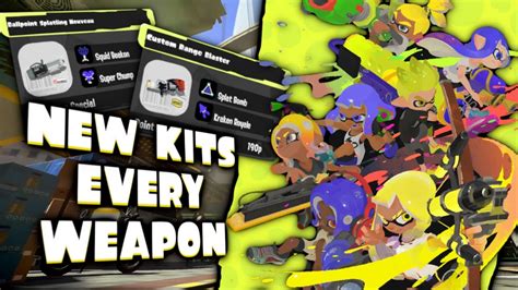 One New Kit For Every Splatoon 3 Weapon Youtube