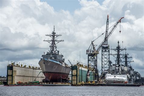 Navy Ship On Dry Dock Norfolk Naval Boat Yard Ive Never S Flickr