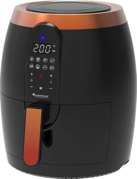 Turbotronic Af D Digitale Airfryer Heteluchtfriteuse L Zwart