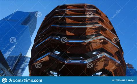 The Vessel At Hudson Yards In Manhattan New York Usa February 14