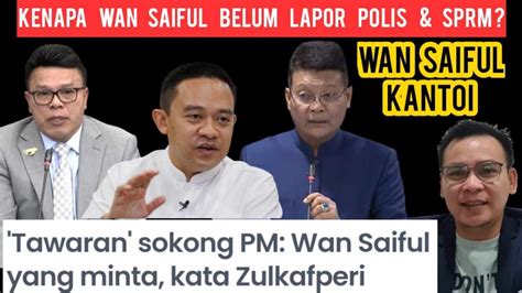 Wa Saiful Kantoi Dengan Tawaran Sokong Anwar Ros Luluskan Pindaan