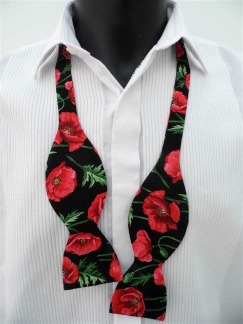 Poppy Self Tie Bow Tie Pocketwatch Waistcoats