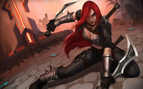 Fondos De Pantalla 1920x1200 Px Katarina Liga De Leyendas Noxus 1920x1200 Wallbase