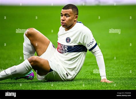 Kylian Mbappé von PSG Paris Saint Germain FC spielt beim UEFA Champions