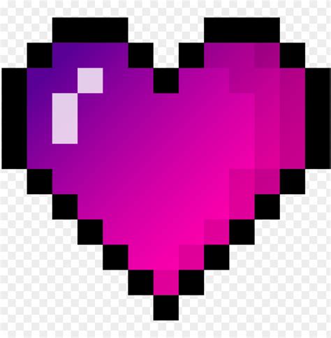 Free download | HD PNG radient pixelheart gradientheart gradientp purple pixel heart PNG ...