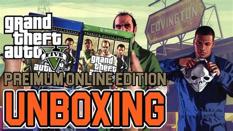 Grand Theft Auto V Premium Online Edition Ps Xbox One Unboxing