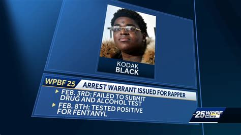 Kodak Black Arrest Warrant Issued In Florida After Positive Drug Test