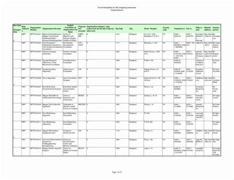 Data Mapping Spreadsheet Template — db-excel.com